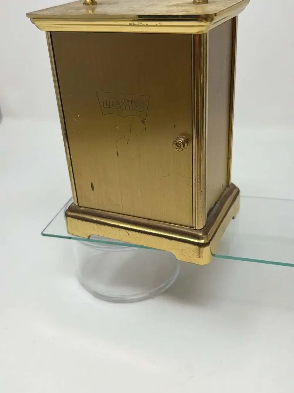 Vintage Tiffany & Co. Brass Carriage Clock Made in Germany